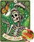 Skull & Skeleton Tarot Diamond Art Kit for Adults – 5D Full Drill Round DIY Diamond Painting, Mosaic Gem Crafts for Wall Decor, Beginner-Friendly, 12x16 inch, St. Patrick’s Day Gift